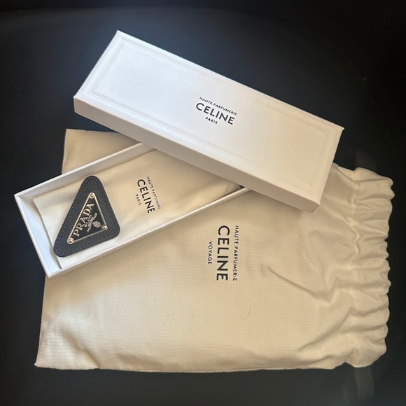 Prada Enamel Triangle Pin | NWOT - Picture 4 of 4